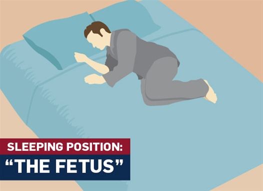 ¿Qué puede decir la posición en la que una persona duerme sobre ella?