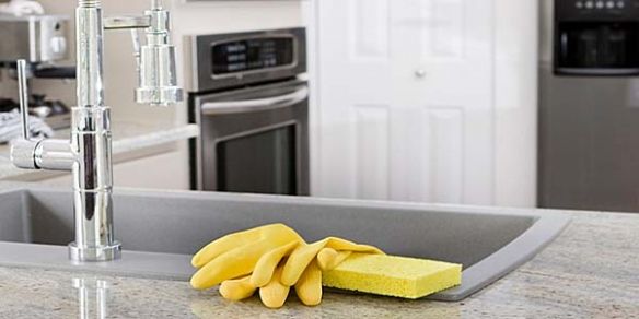 Esponjas de cocina limpias
