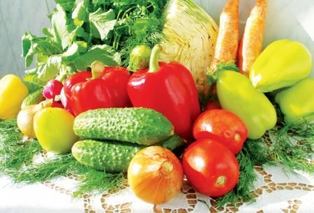 Verduras de colores